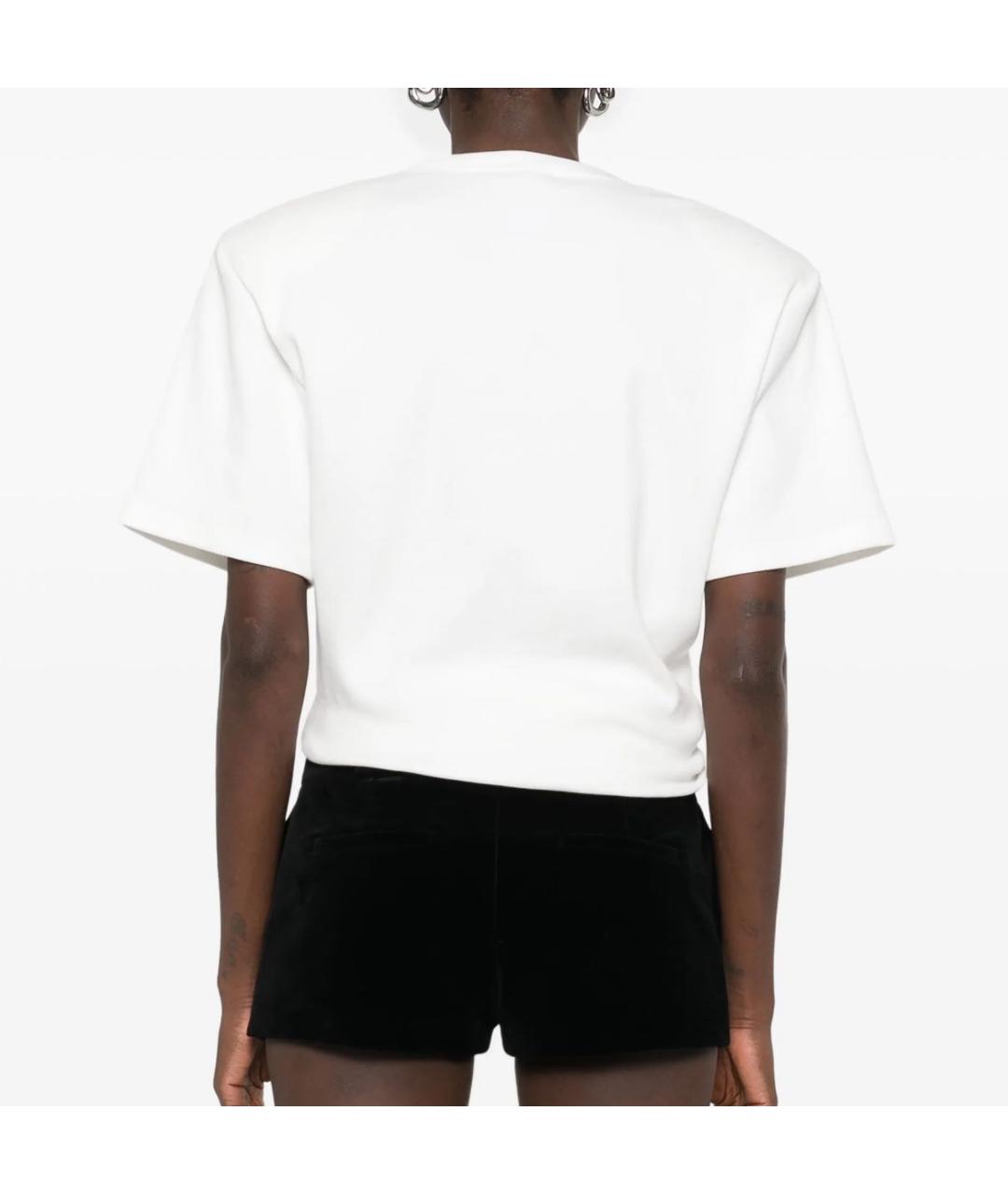 MAGDA BUTRYM Белая хлопковая футболка, фото 2