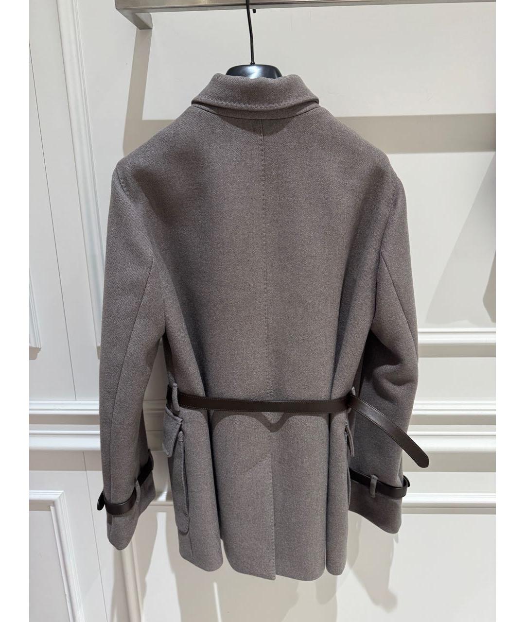 LORO PIANA Серое кашемировое пальто, фото 2