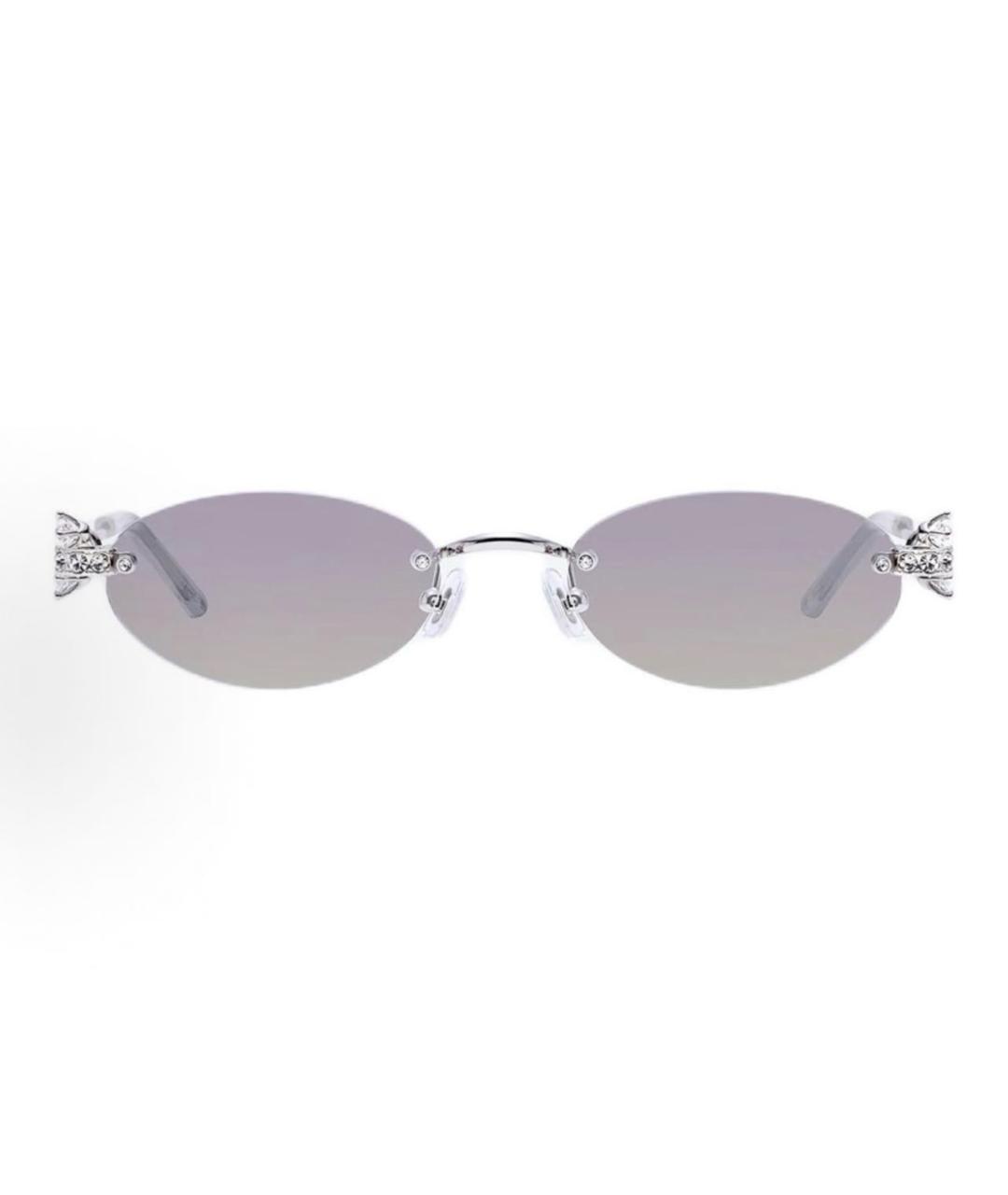 GENTLE MONSTER Серебряные металлические солнцезащитные очки, фото 2