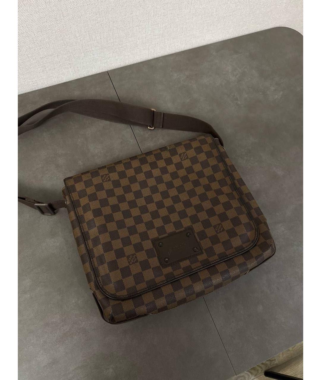 LOUIS VUITTON Бордовая сумка на плечо, фото 2