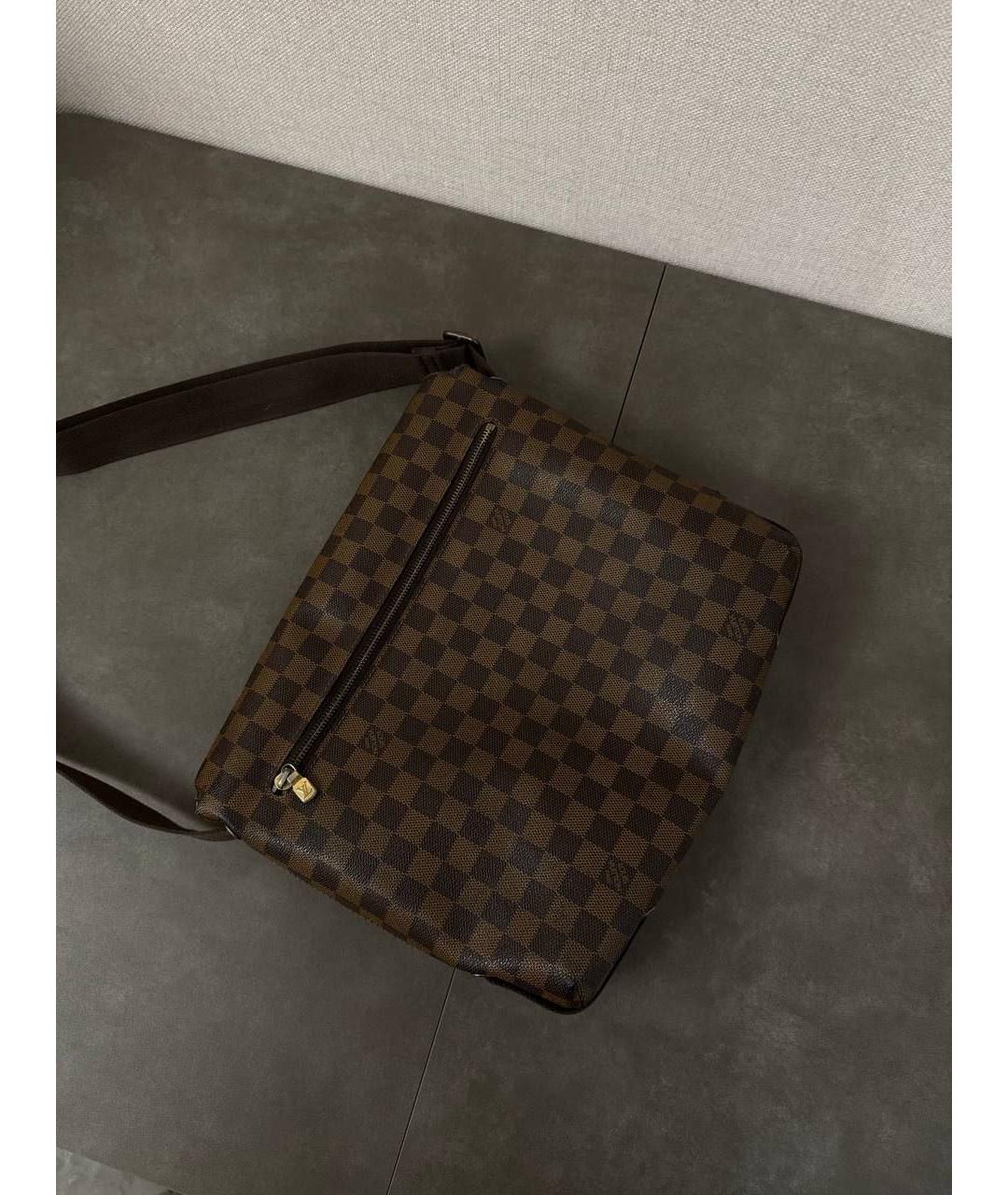 LOUIS VUITTON Бордовая сумка на плечо, фото 3