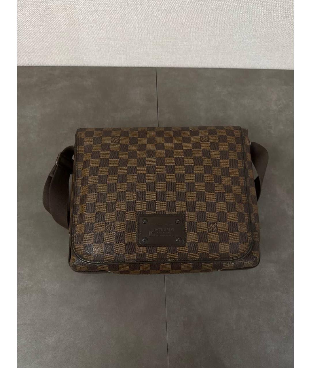 LOUIS VUITTON Бордовая сумка на плечо, фото 9