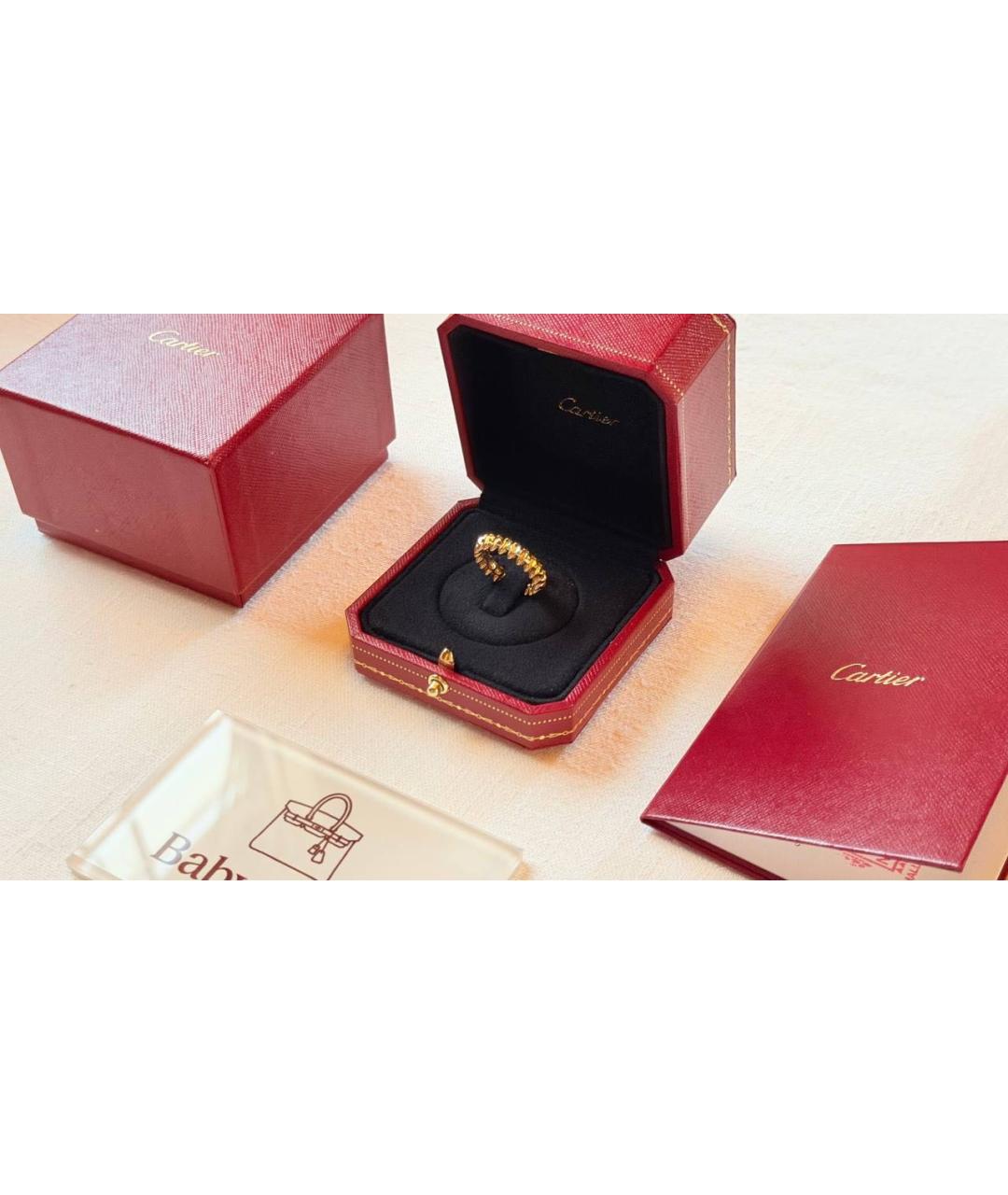 CARTIER Золотое кольцо из желтого золота, фото 4