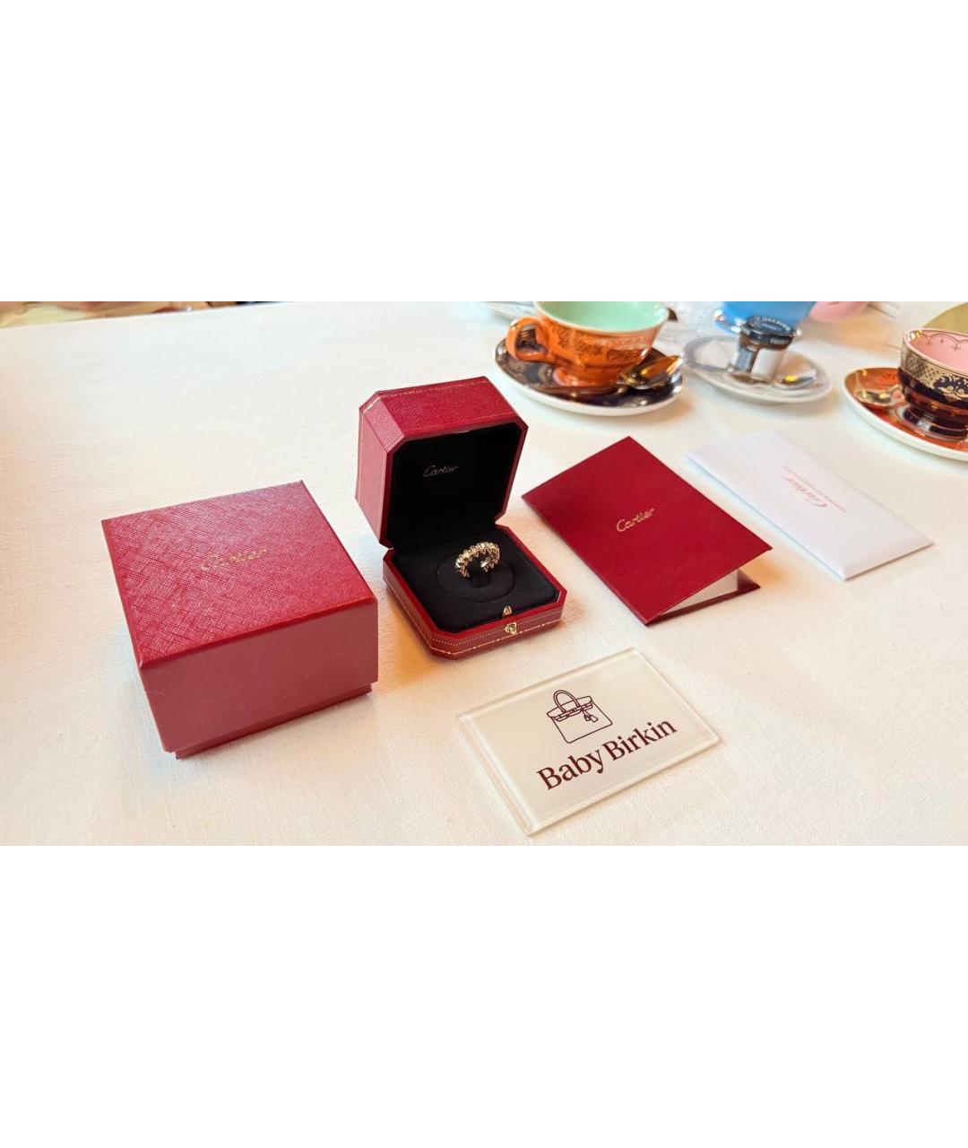 CARTIER Золотое кольцо из розового золота, фото 2