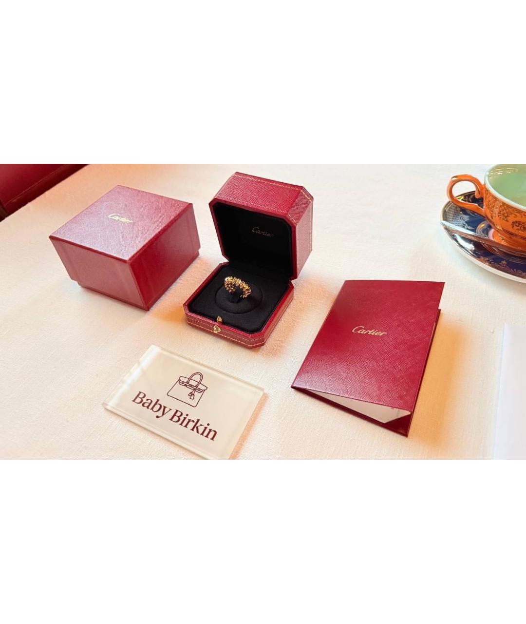 CARTIER Золотое кольцо из розового золота, фото 3