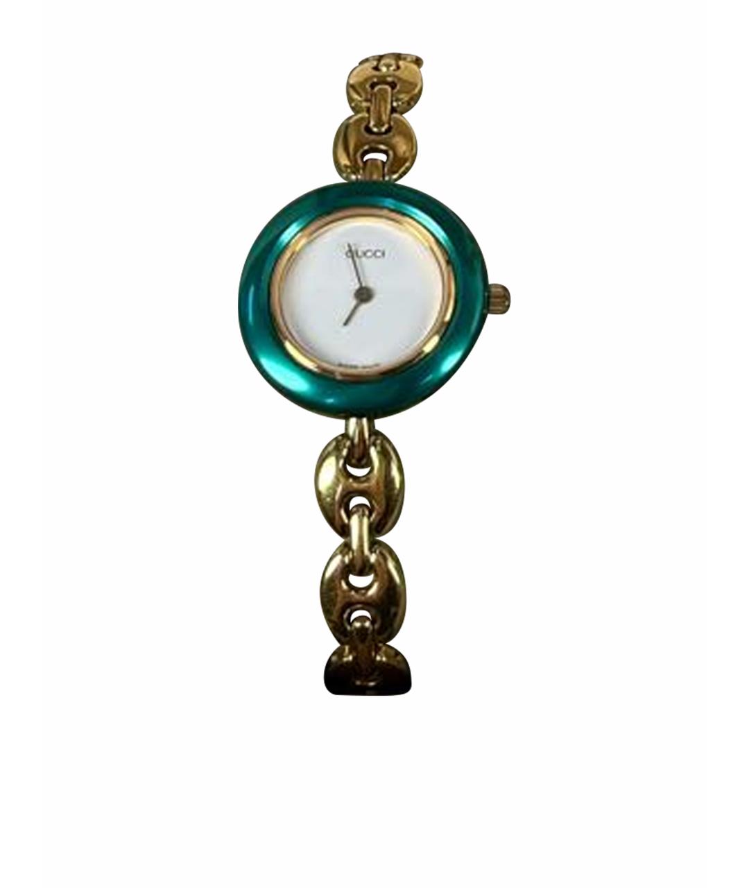 GUCCI Золотые позолоченные часы, фото 1