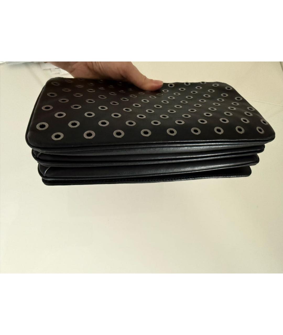 PRADA Черная кожаная сумка через плечо, фото 5