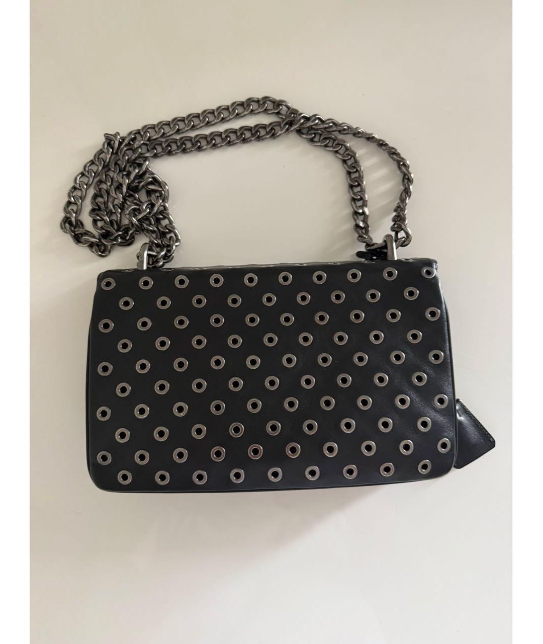 PRADA Черная кожаная сумка через плечо, фото 2