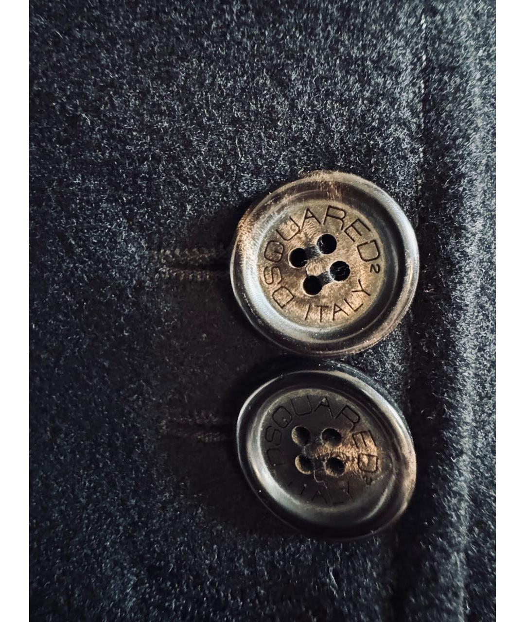 DSQUARED2 Черная кожаная куртка, фото 4