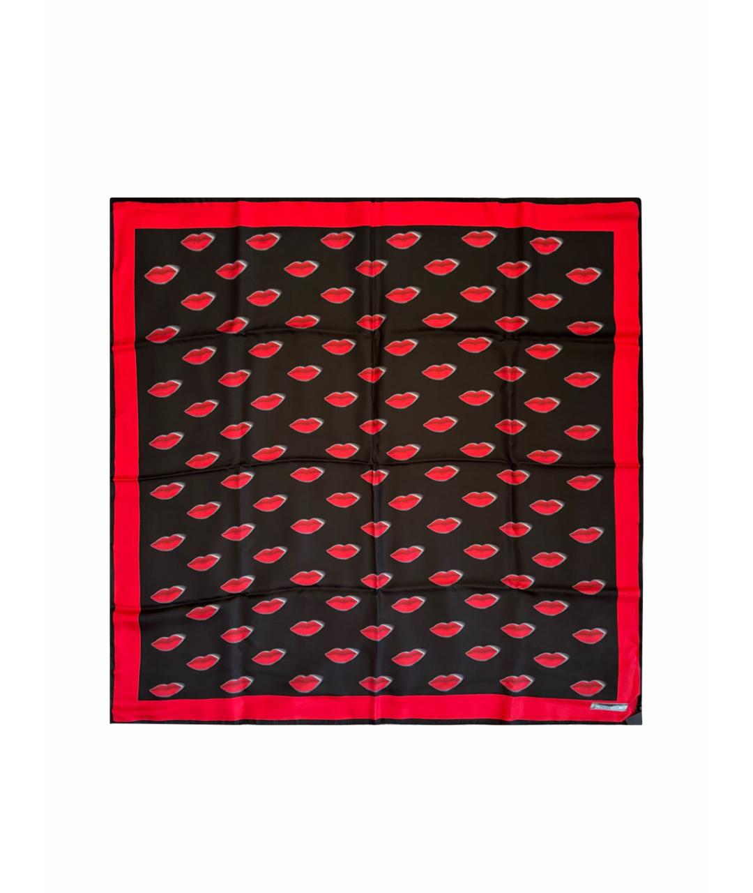 PRADA Черный шелковый платок, фото 1