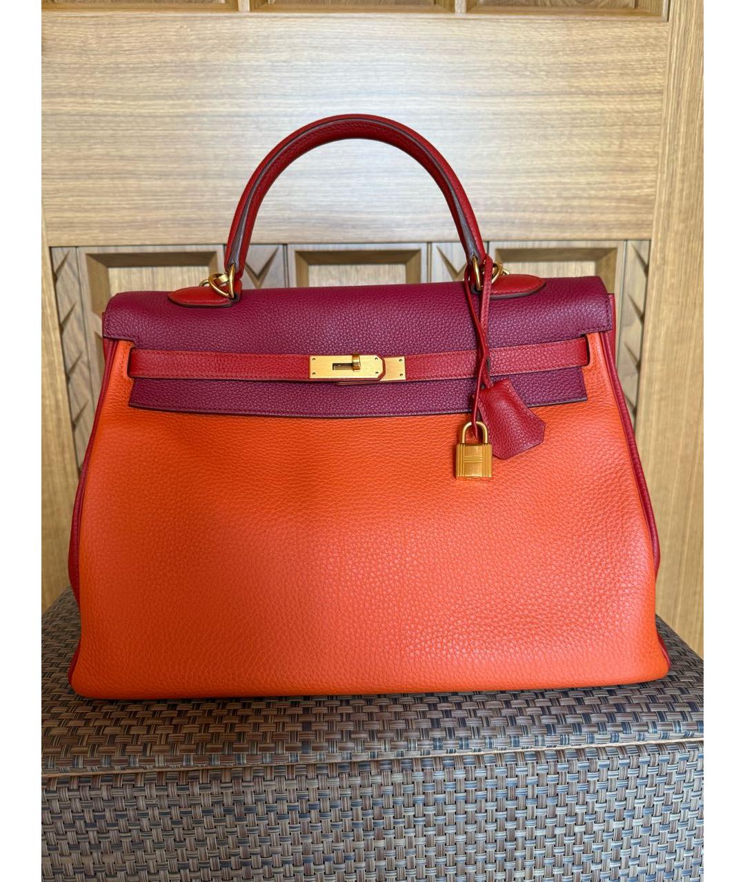HERMES Мульти кожаная сумка с короткими ручками, фото 2