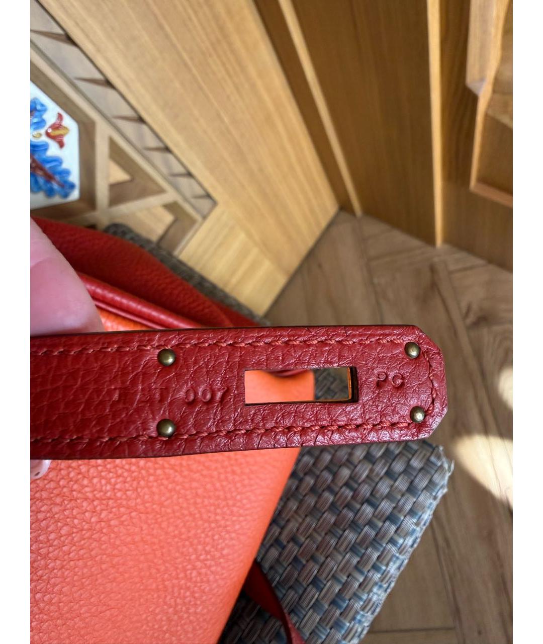 HERMES Мульти кожаная сумка с короткими ручками, фото 7