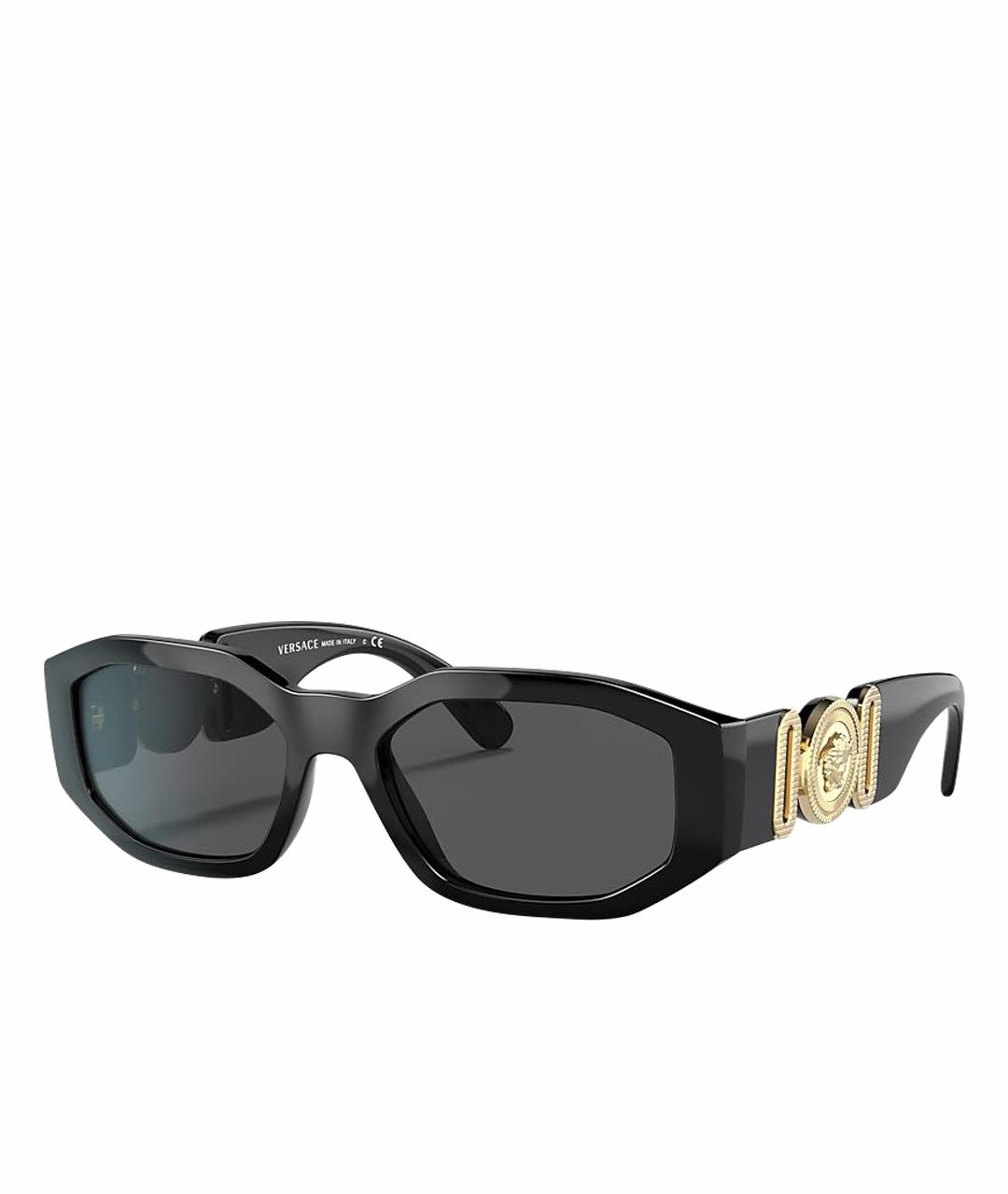 VERSACE Черные солнцезащитные очки, фото 1