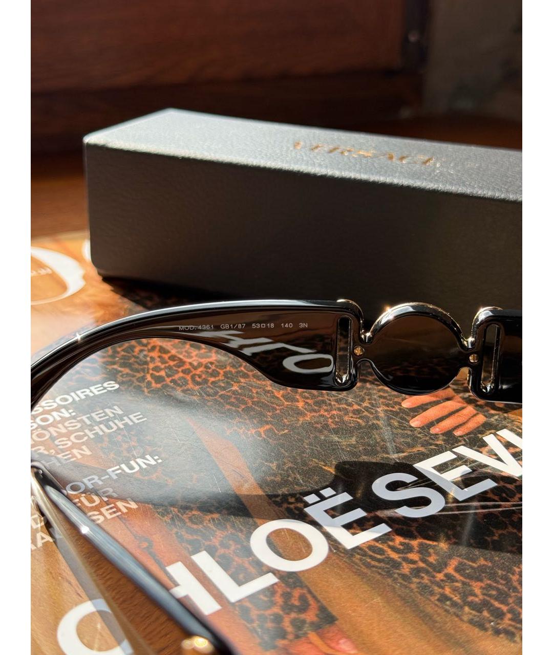 VERSACE Черные солнцезащитные очки, фото 6