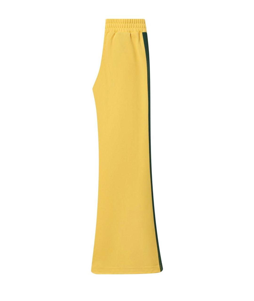 PALM ANGELS Желтые полиэстеровые спортивные брюки и шорты, фото 3