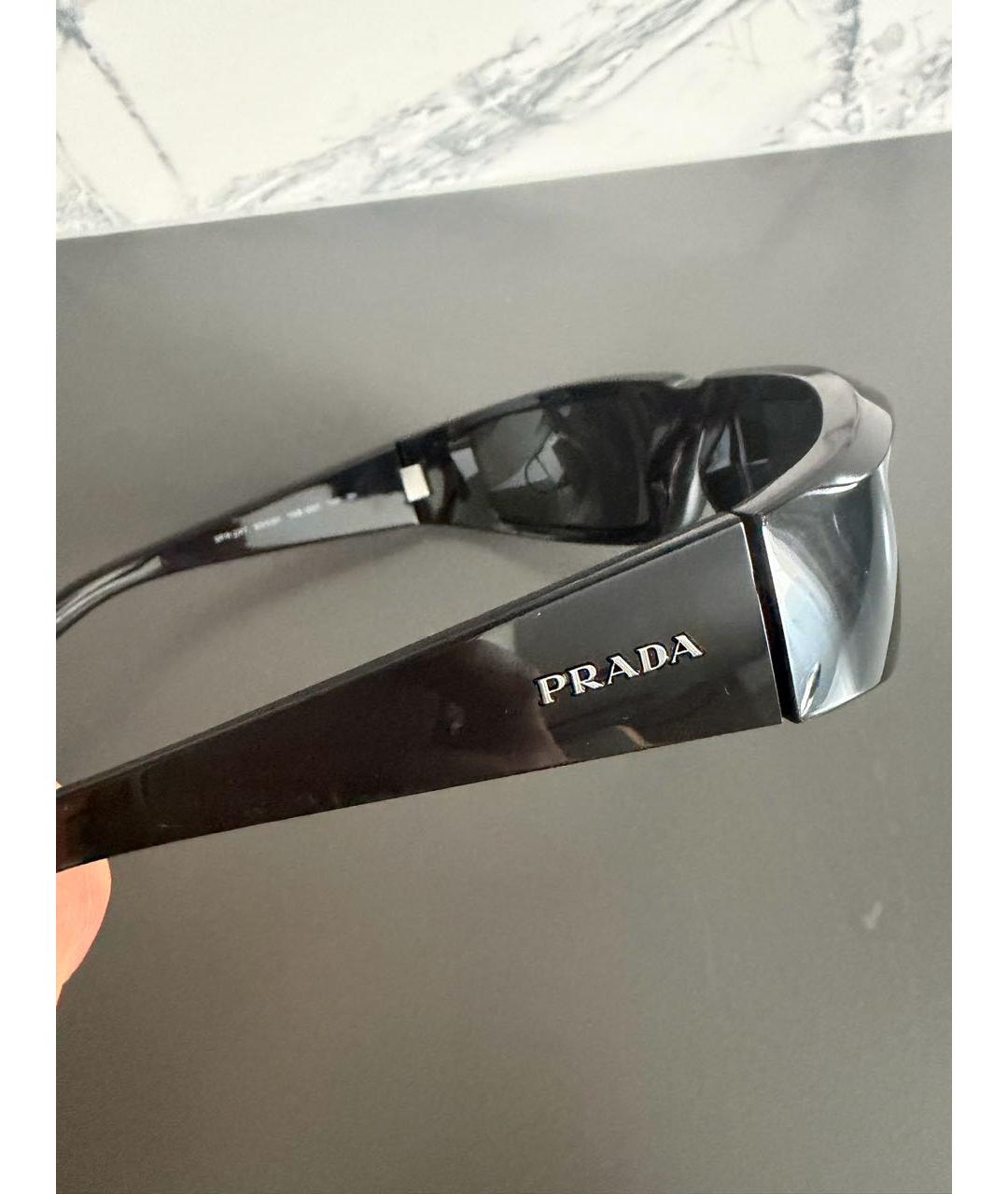 PRADA Черные солнцезащитные очки, фото 4