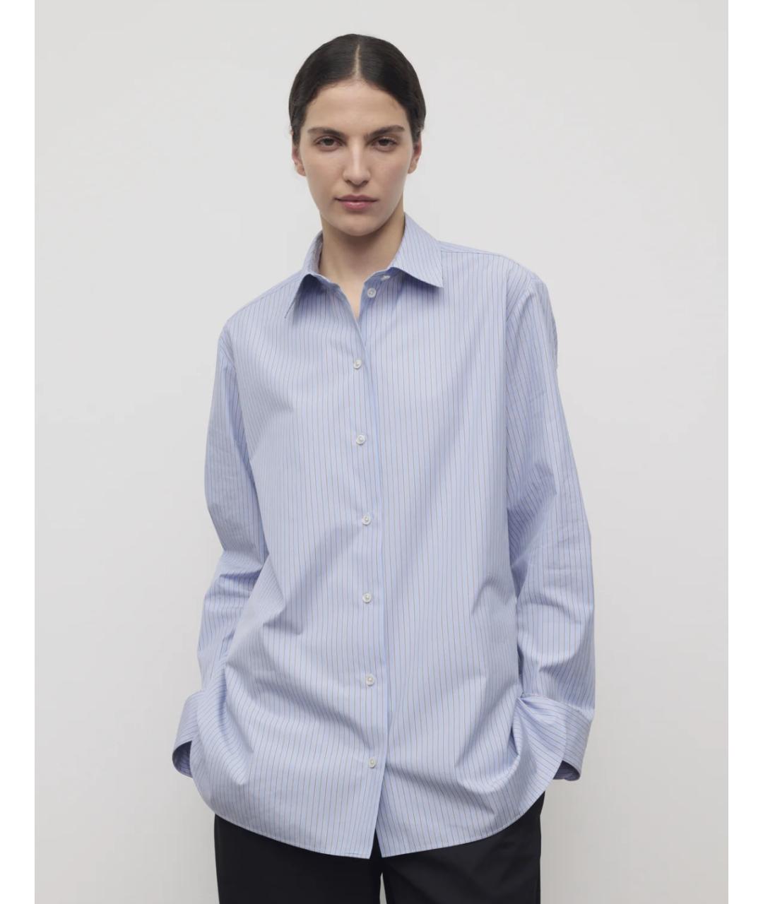 THE ROW Голубая хлопковая рубашка, фото 3