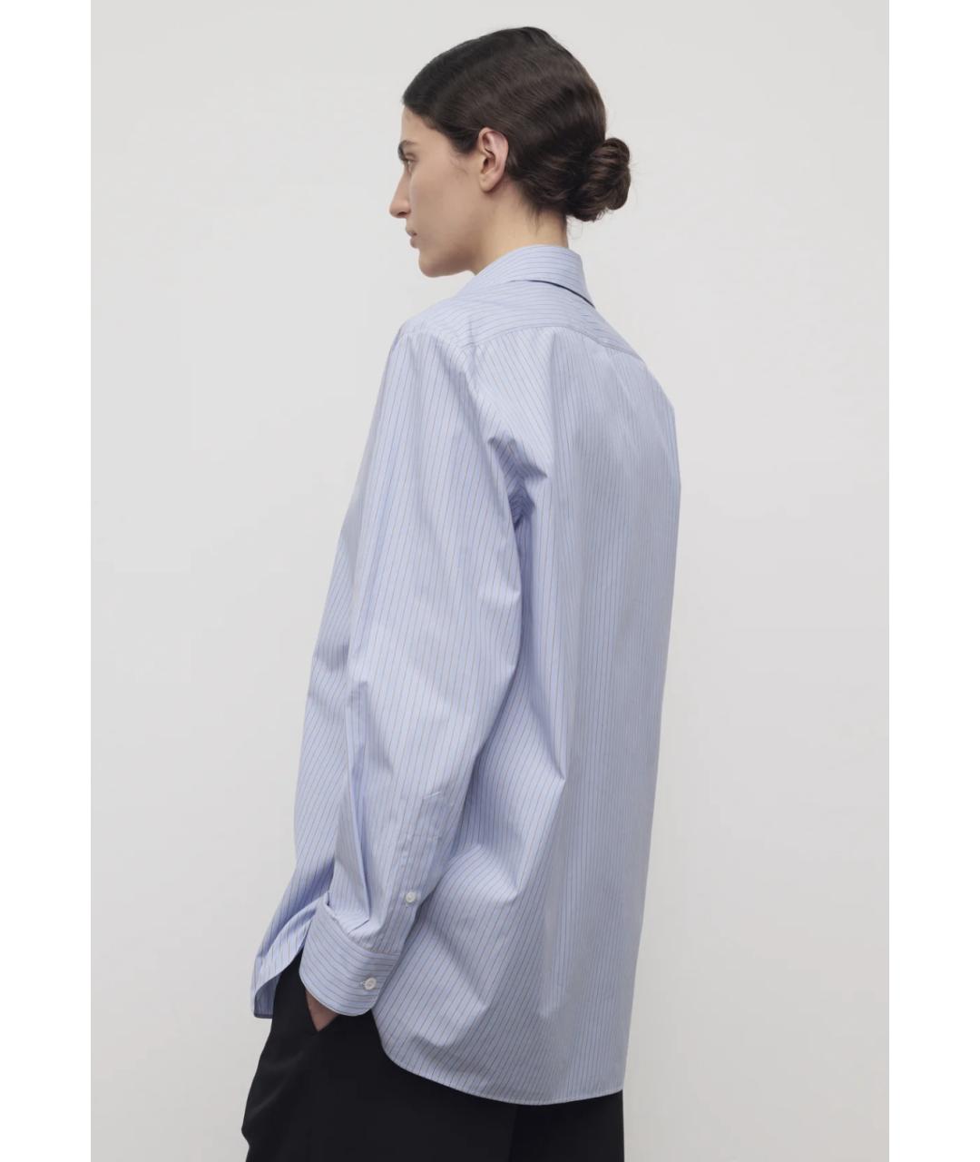 THE ROW Голубая хлопковая рубашка, фото 4