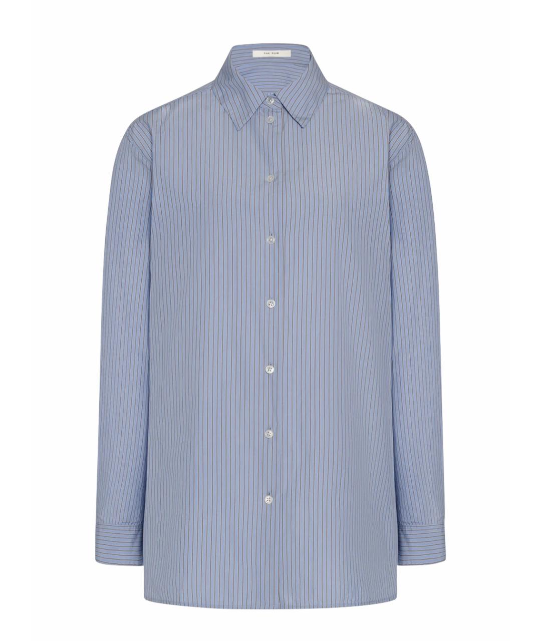 THE ROW Голубая хлопковая рубашка, фото 1