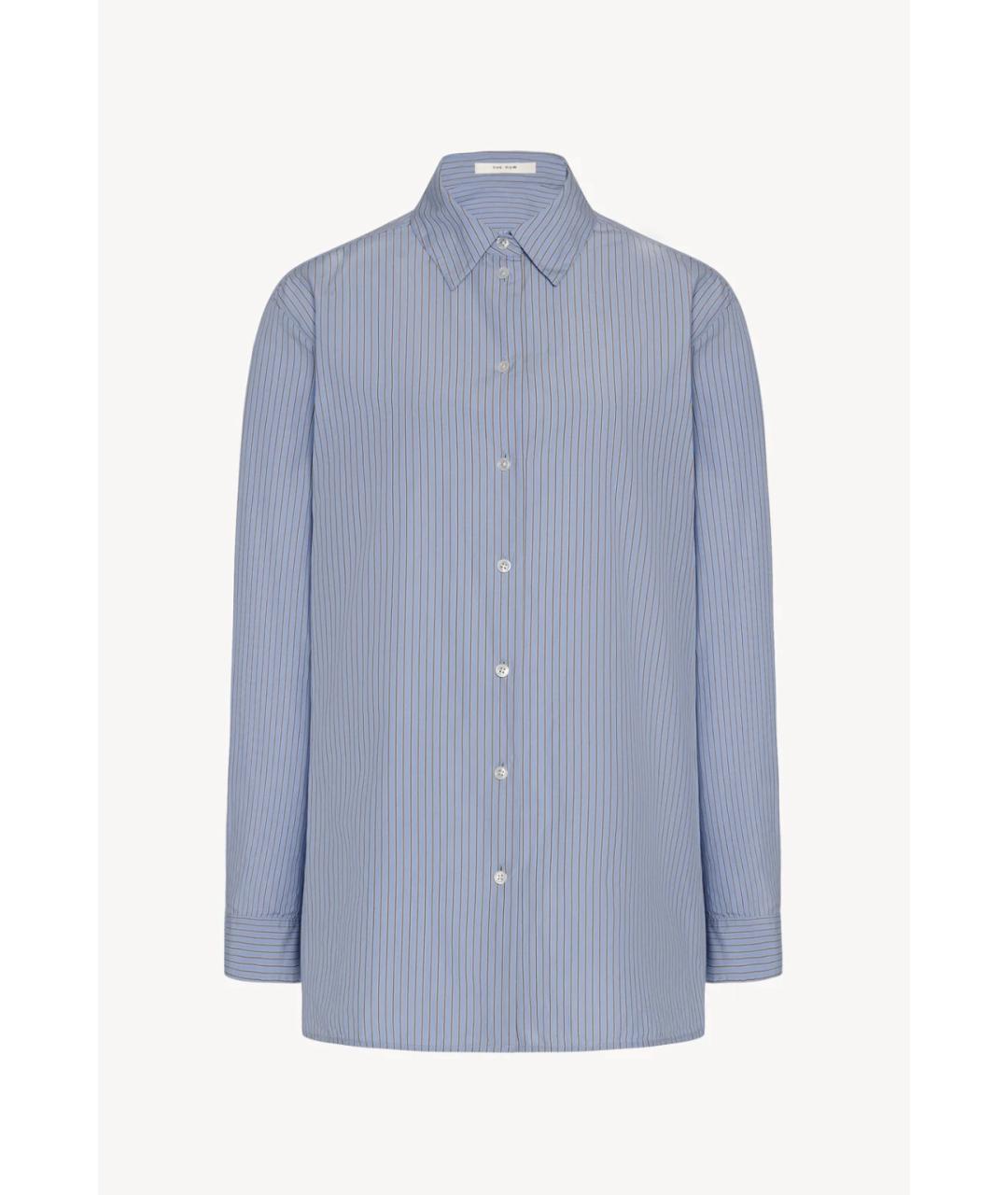 THE ROW Голубая хлопковая рубашка, фото 5