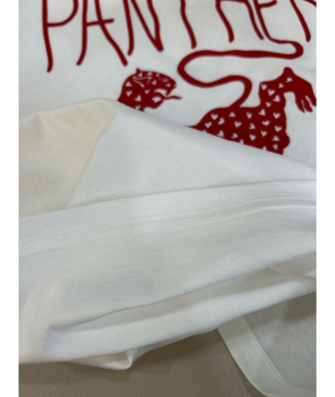 VALENTINO Белая хлопковая футболка, фото 7