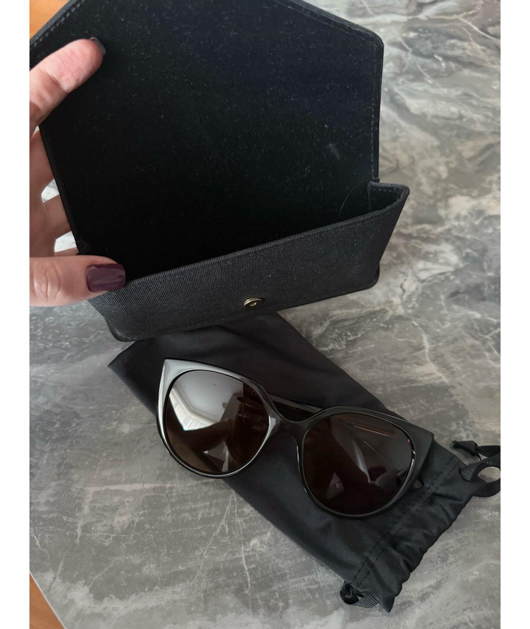 DOLCE&GABBANA Коричневые пластиковые солнцезащитные очки, фото 4