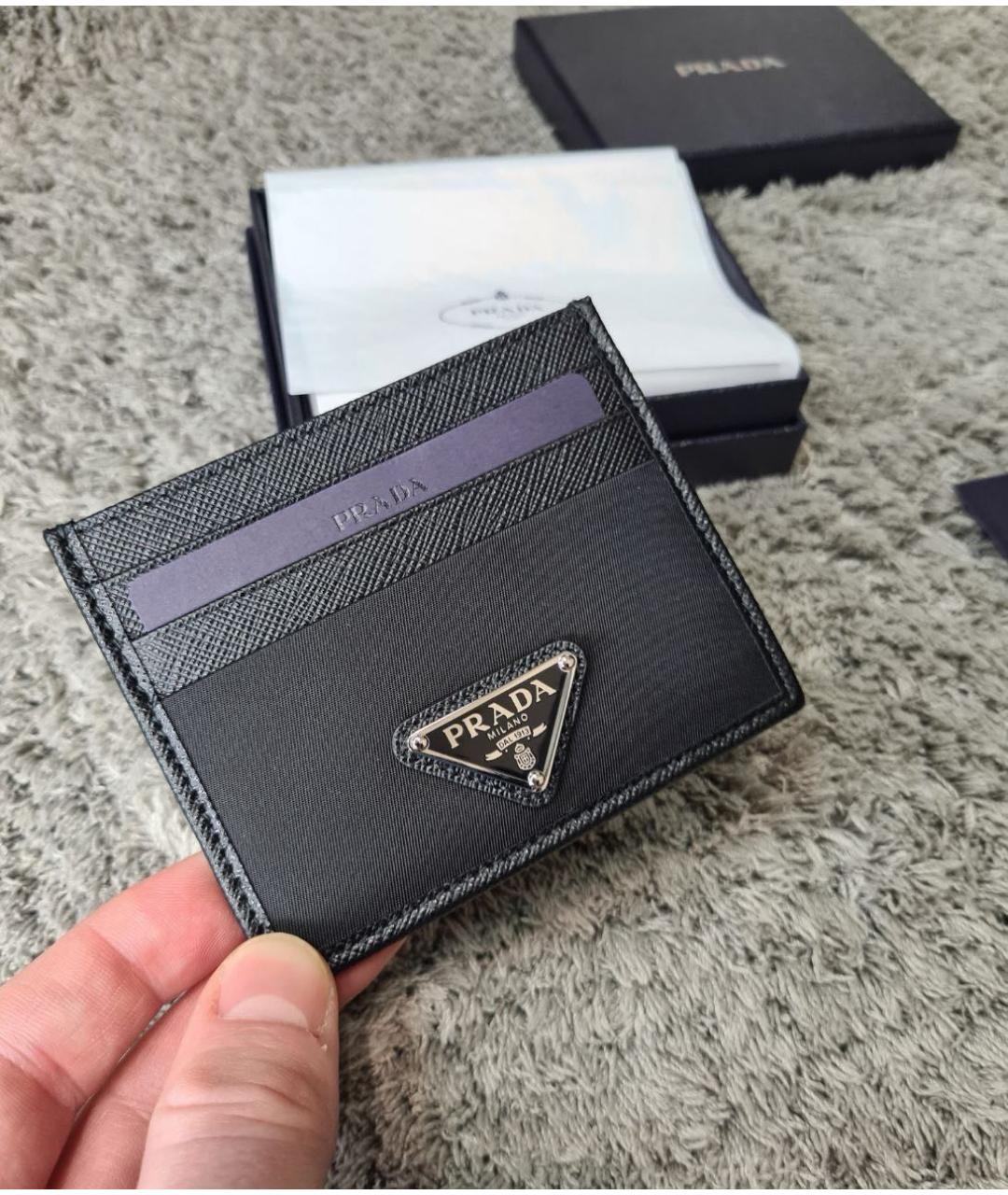 PRADA Черный кардхолдер, фото 5