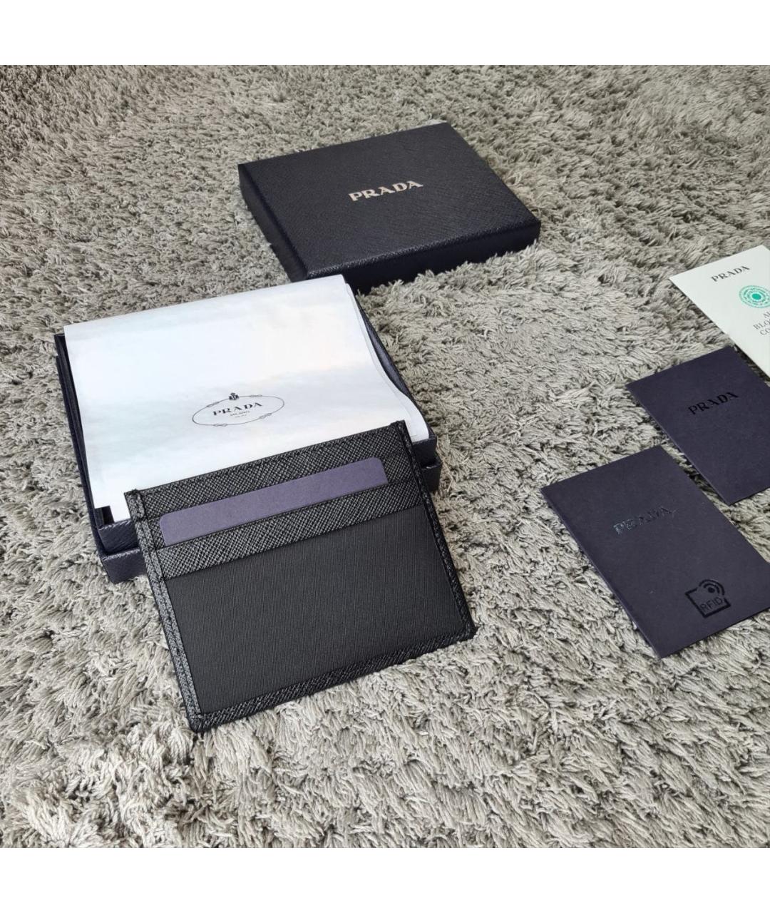 PRADA Черный кардхолдер, фото 3