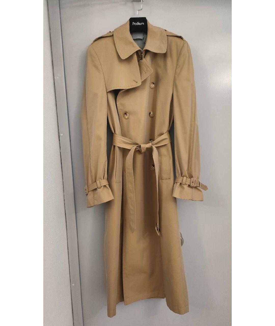 VTMNTS Бежевый вискозный тренч/плащ, фото 6