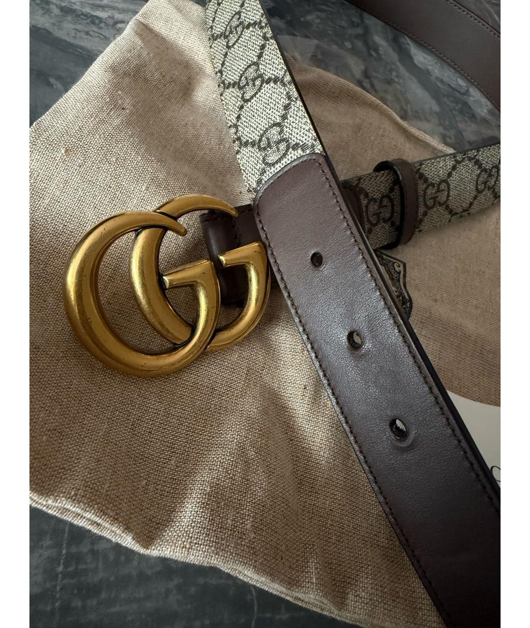 GUCCI Коричневый ремень, фото 2