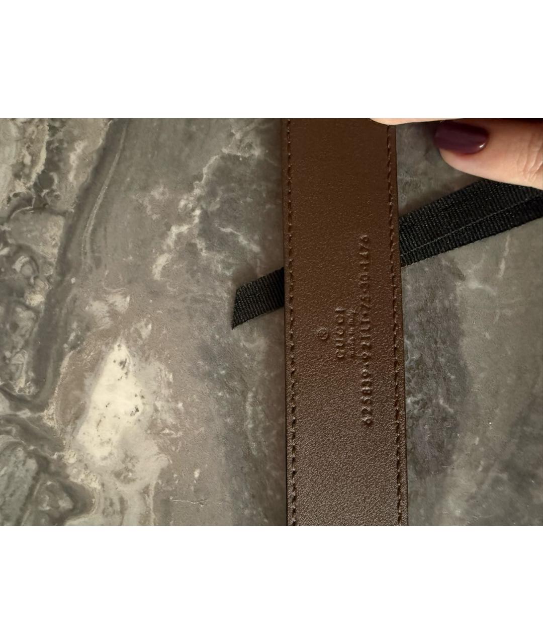 GUCCI Коричневый ремень, фото 3