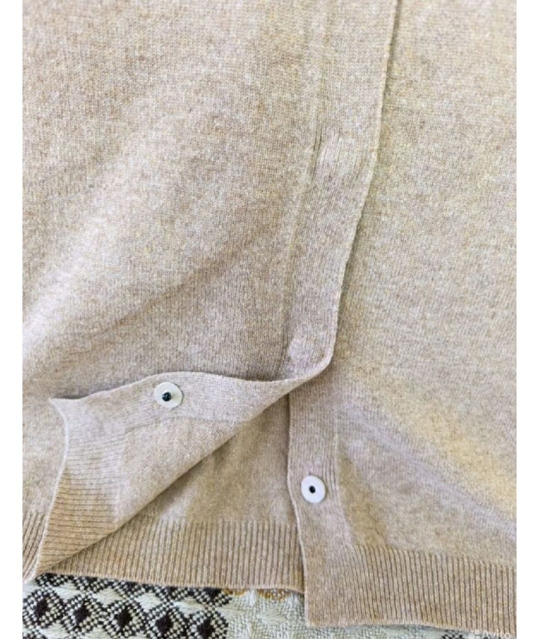 PRADA Бежевый кашемировый джемпер / свитер, фото 5