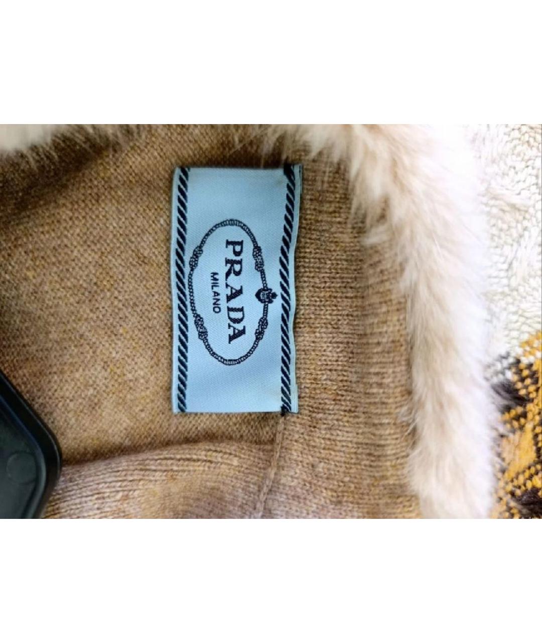 PRADA Бежевый кашемировый джемпер / свитер, фото 4