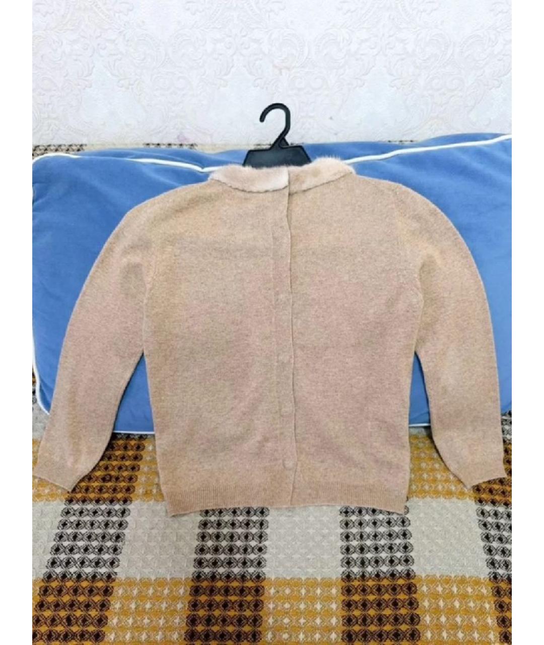 PRADA Бежевый кашемировый джемпер / свитер, фото 2