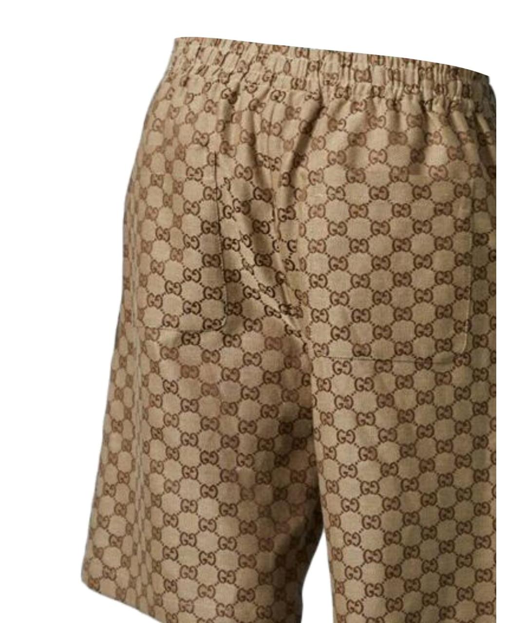 GUCCI Бежевые шорты, фото 3