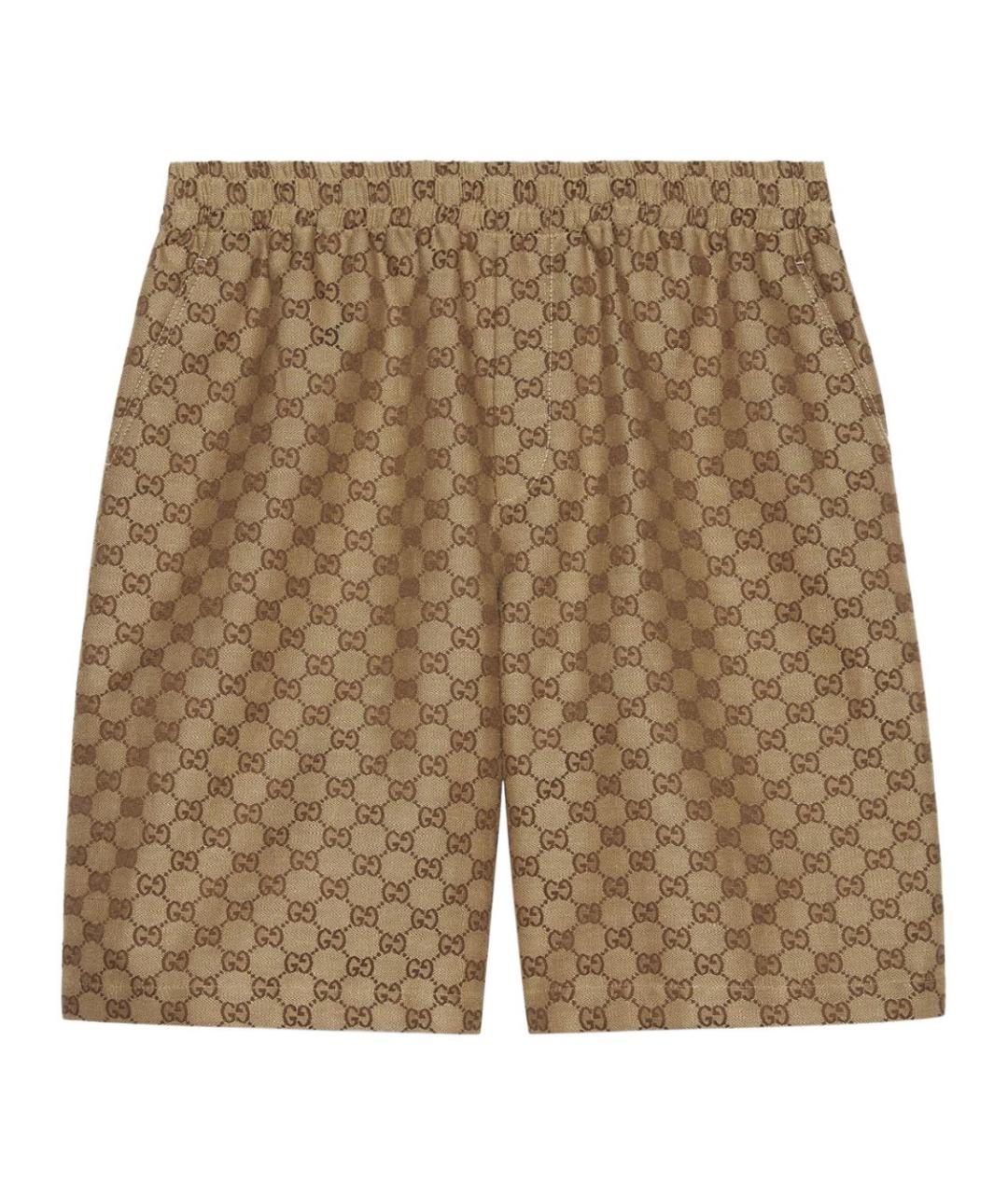 GUCCI Бежевые шорты, фото 1