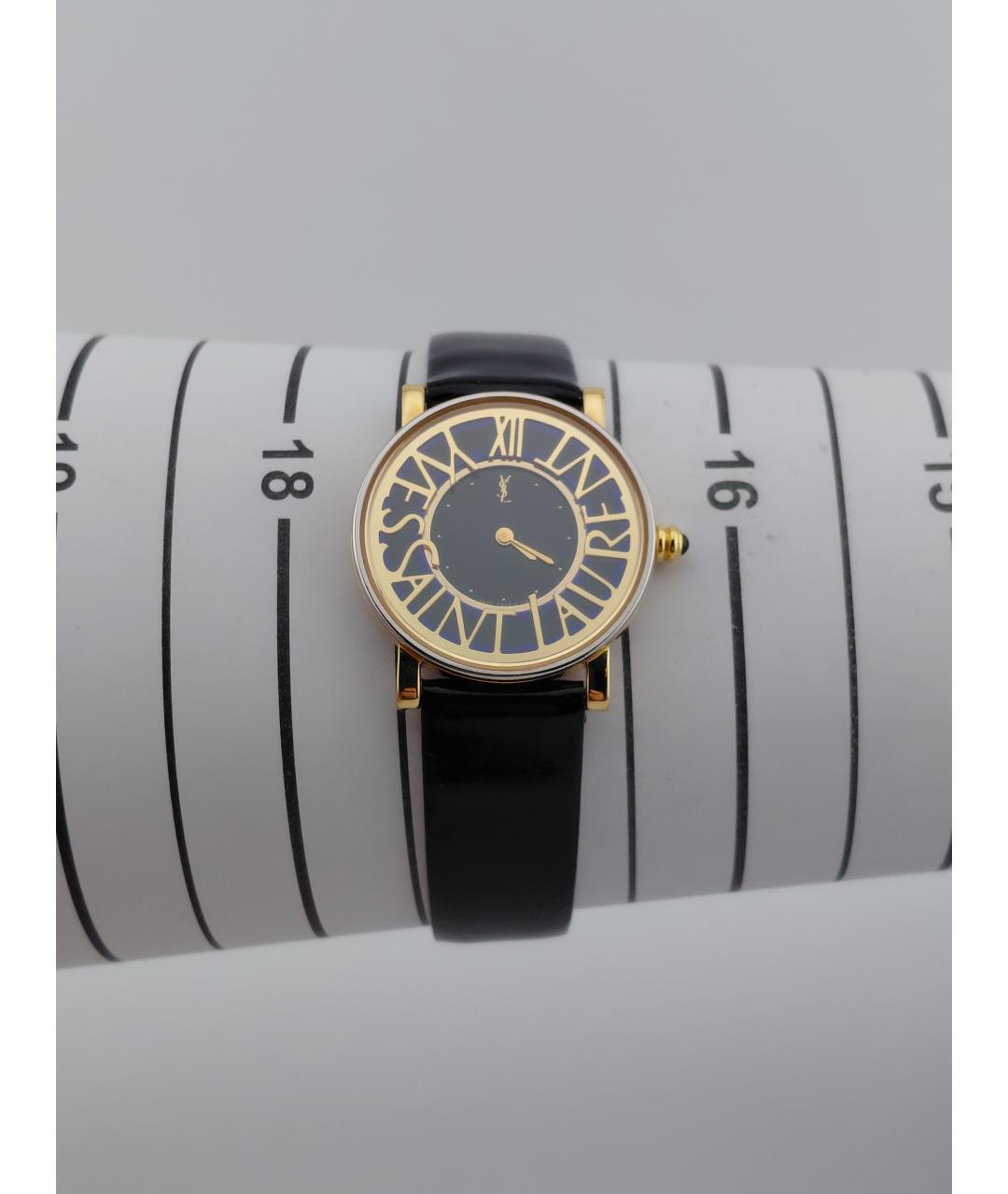 SAINT LAURENT Золотые позолоченные часы, фото 5