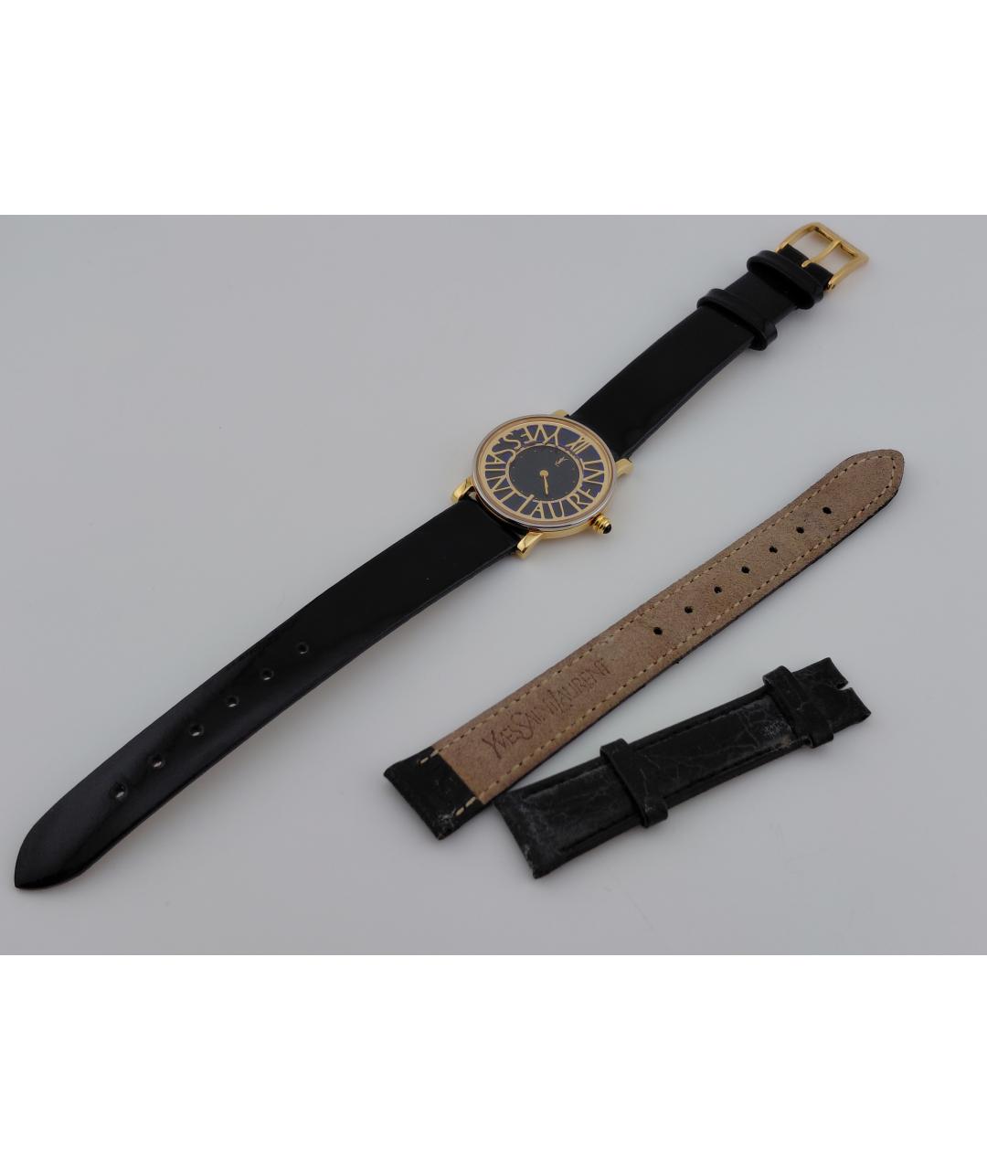 SAINT LAURENT Золотые позолоченные часы, фото 8