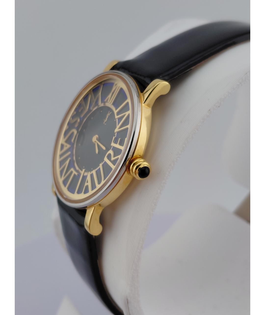 SAINT LAURENT Золотые позолоченные часы, фото 3