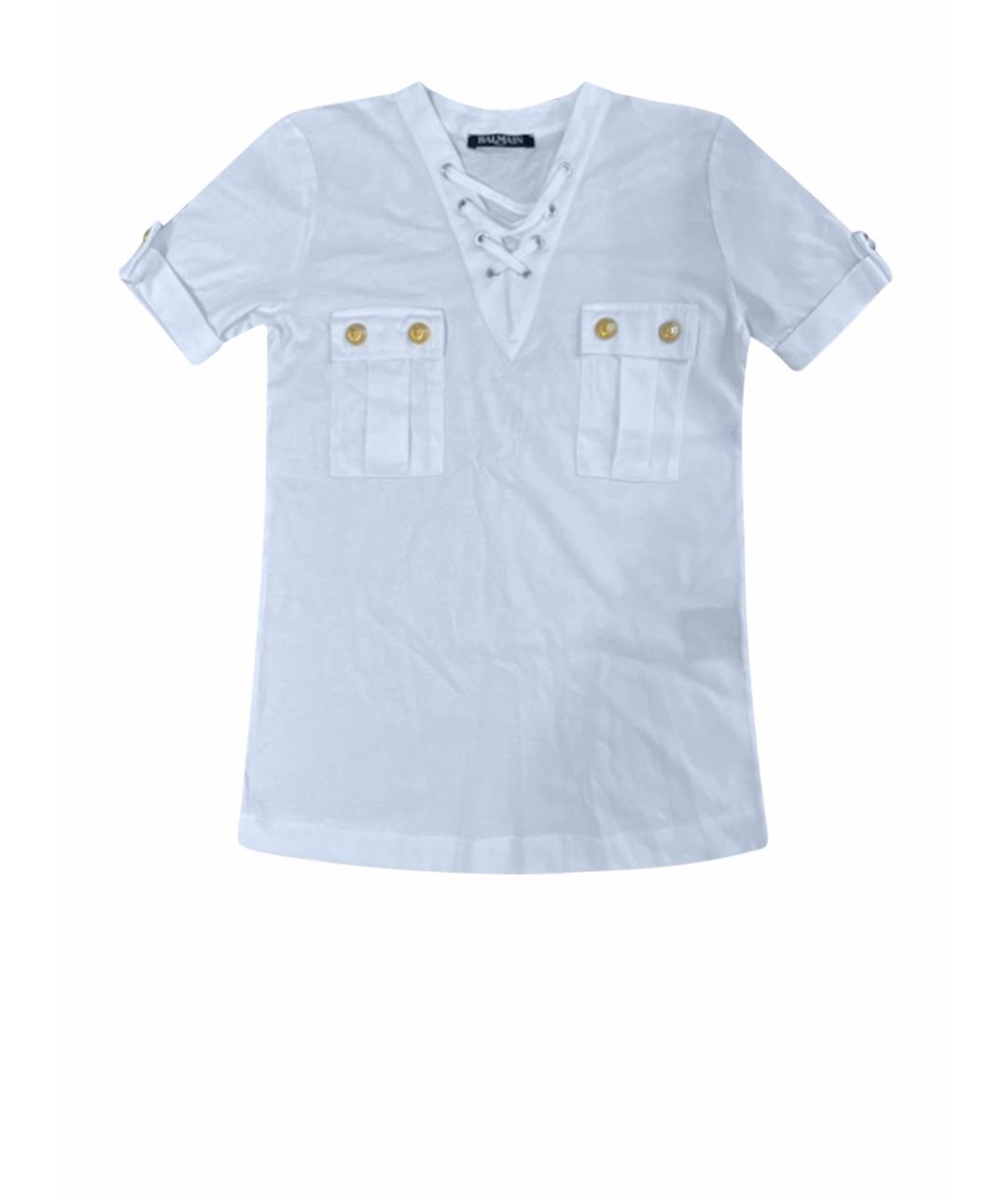 BALMAIN Белый хлопковый детская футболка / топ, фото 1