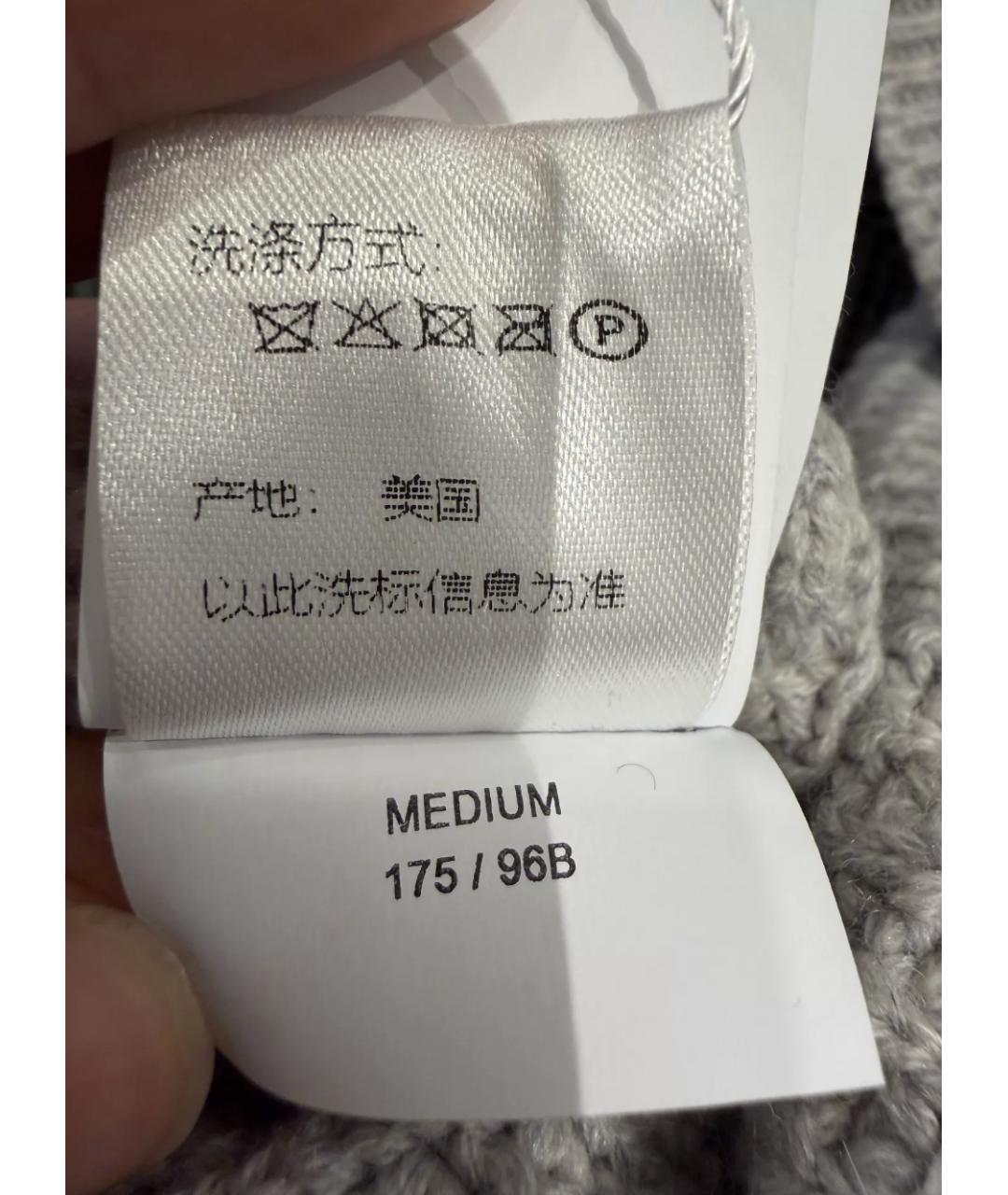 CHROME HEARTS Черный кашемировый кардиган, фото 5