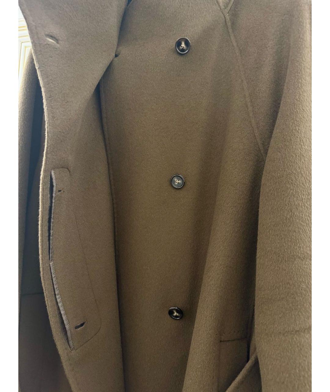 12 STOREEZ Коричневое шерстяное пальто, фото 3