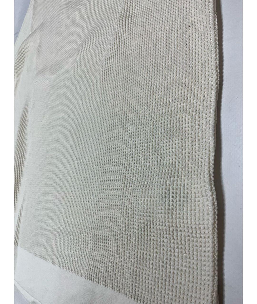 LORO PIANA Бежевое хлопковое поло с коротким рукавом, фото 3