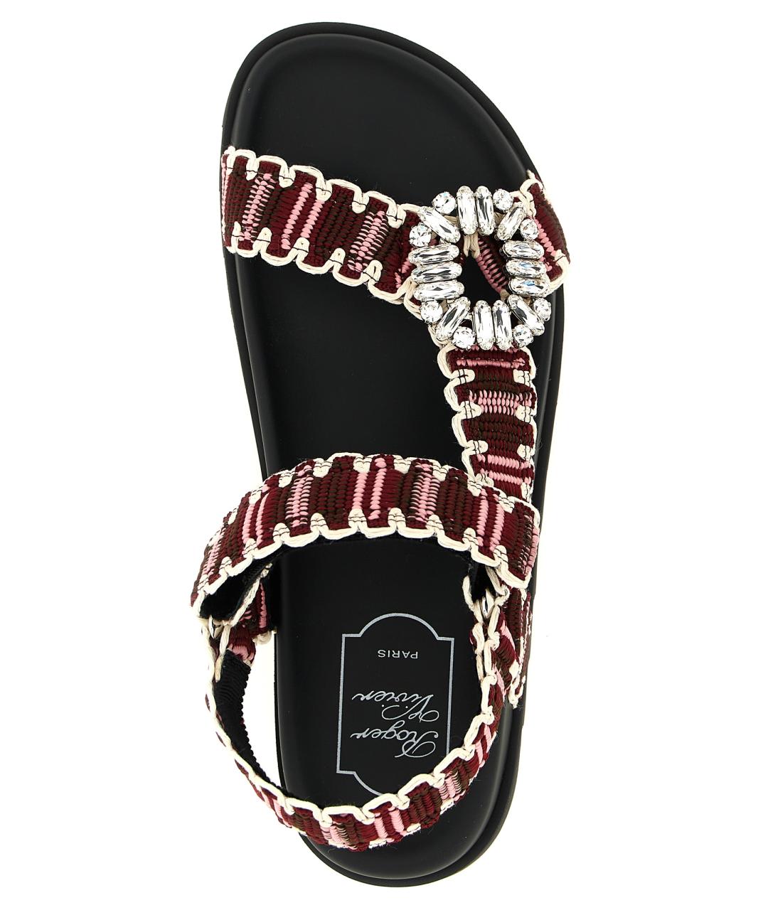 ROGER VIVIER Розовые синтетические босоножки, фото 2