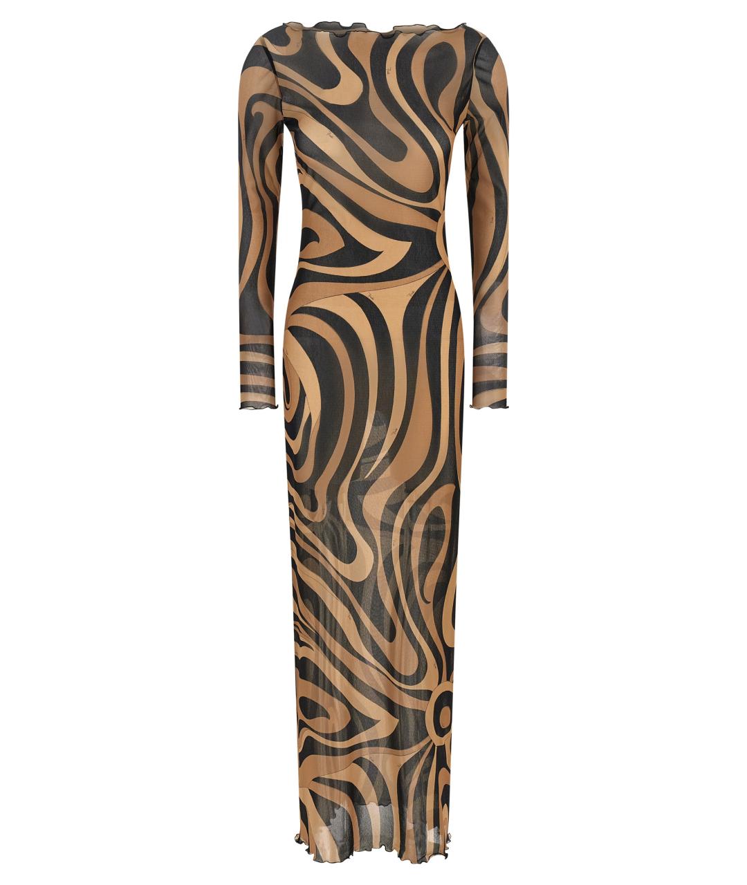 EMILIO PUCCI Мульти полиамидовое повседневное платье, фото 1