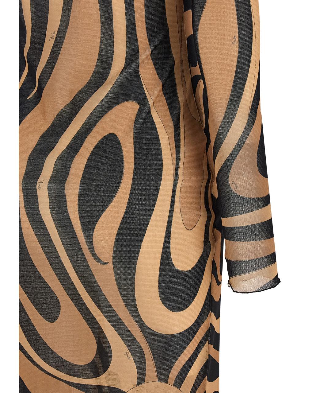 EMILIO PUCCI Мульти полиамидовое повседневное платье, фото 4