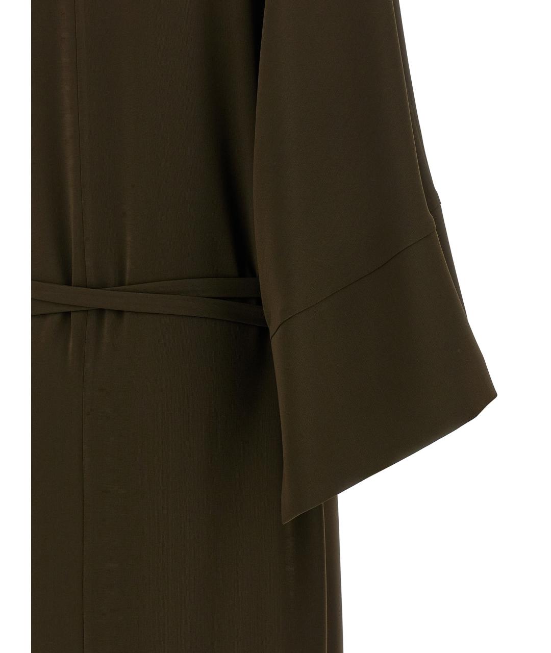 ALBERTO BIANI Коричневое повседневное платье, фото 4