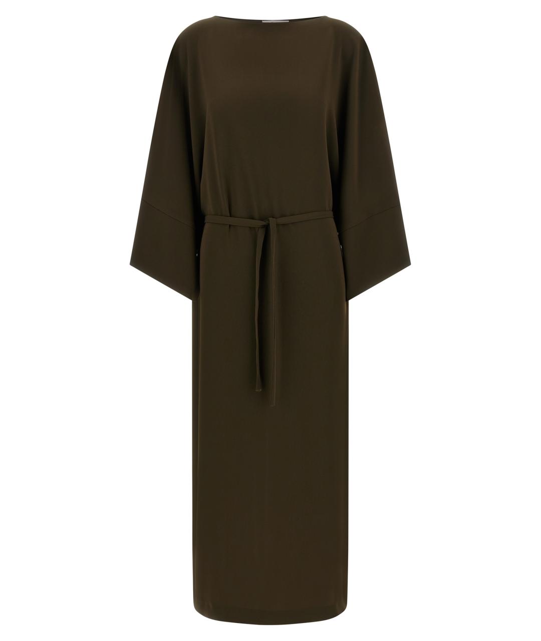 ALBERTO BIANI Коричневое повседневное платье, фото 1