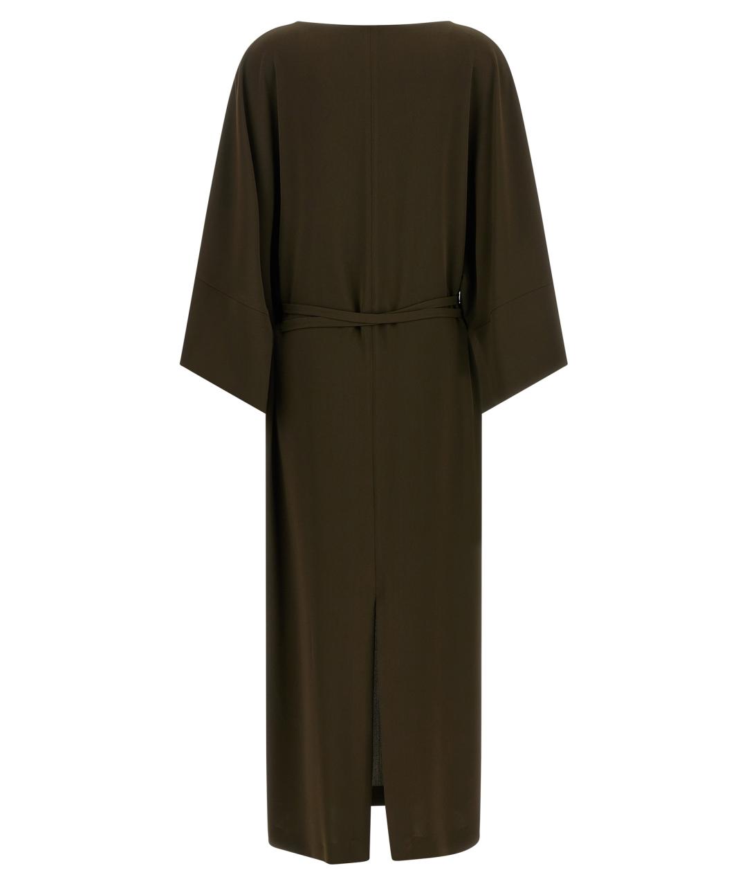 ALBERTO BIANI Коричневое повседневное платье, фото 2