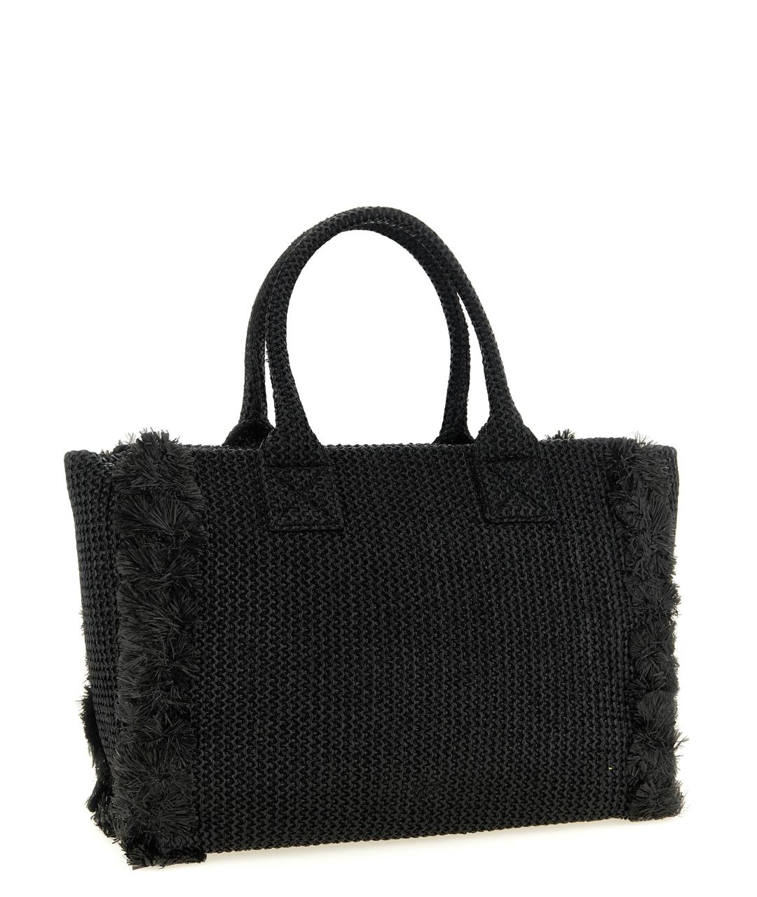 PINKO Черная синтетическая сумка тоут, фото 2